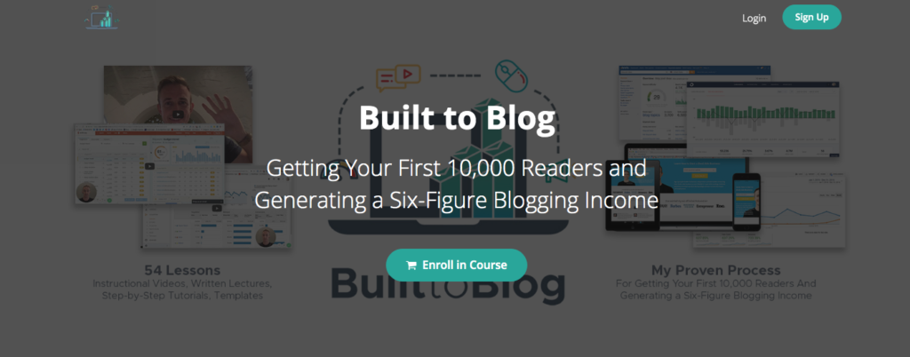 Built to Blog course cover