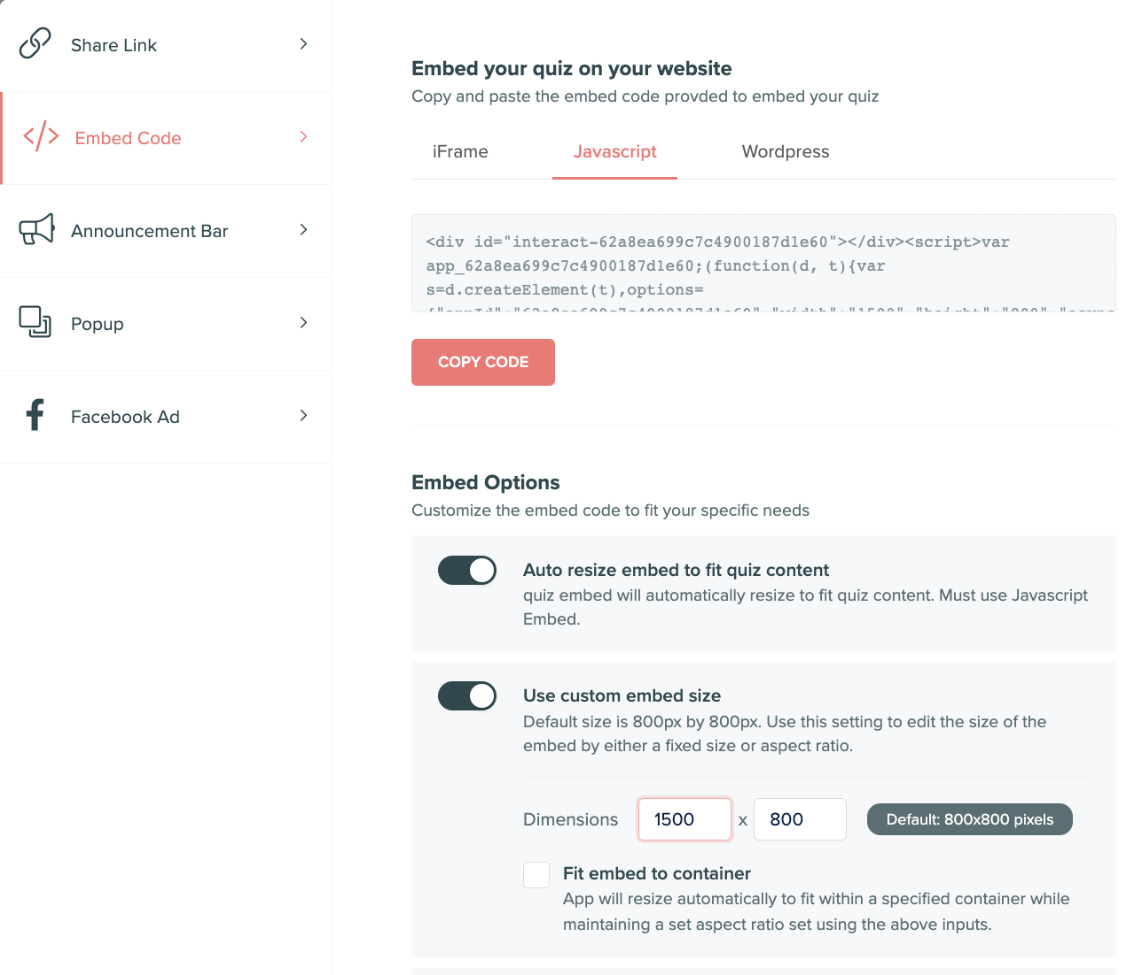 How to Add a Quiz to a Leadpages Landing Page | Interact Blog