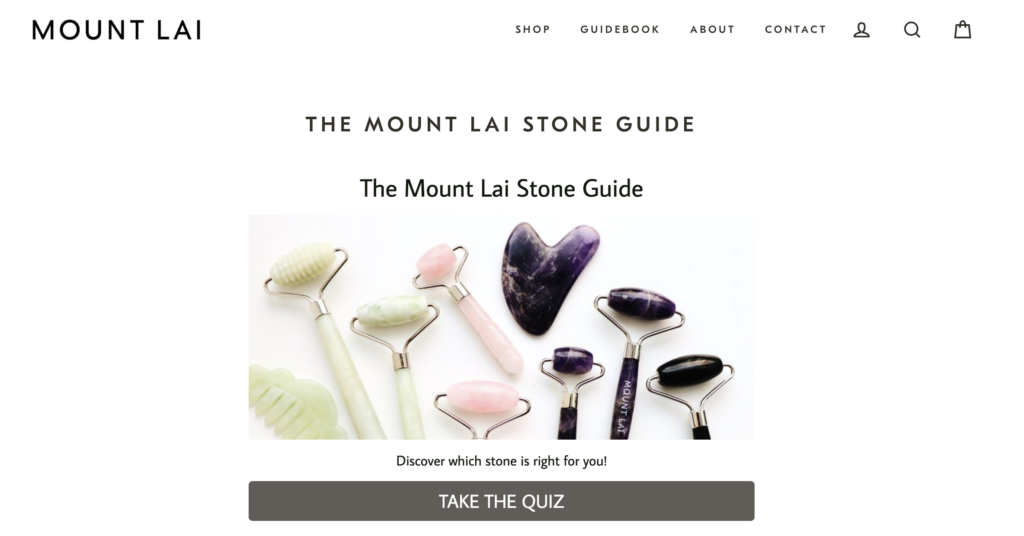 mount lai stone guide quiz