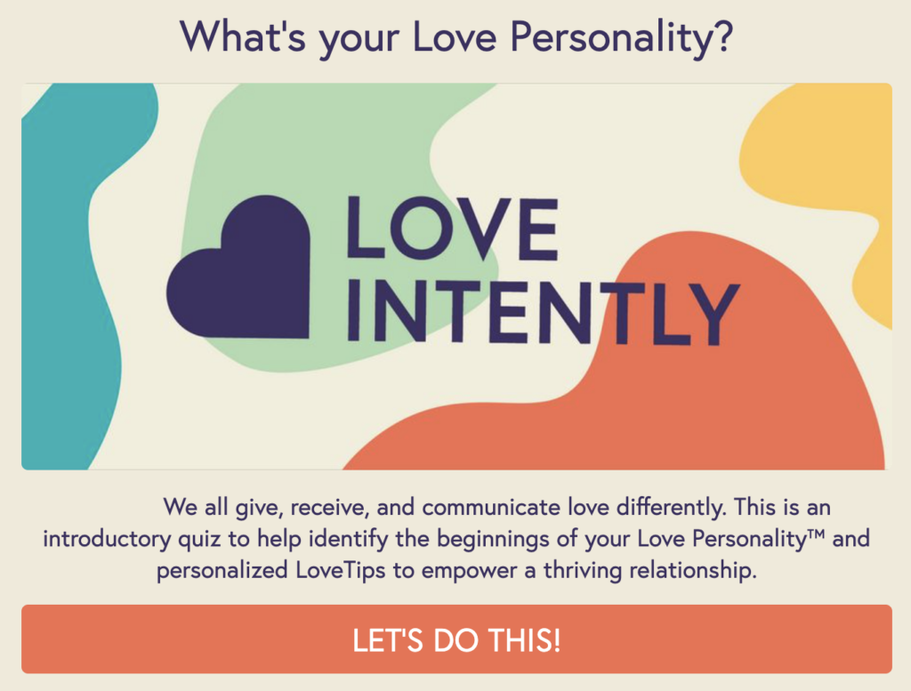 What is your love personality