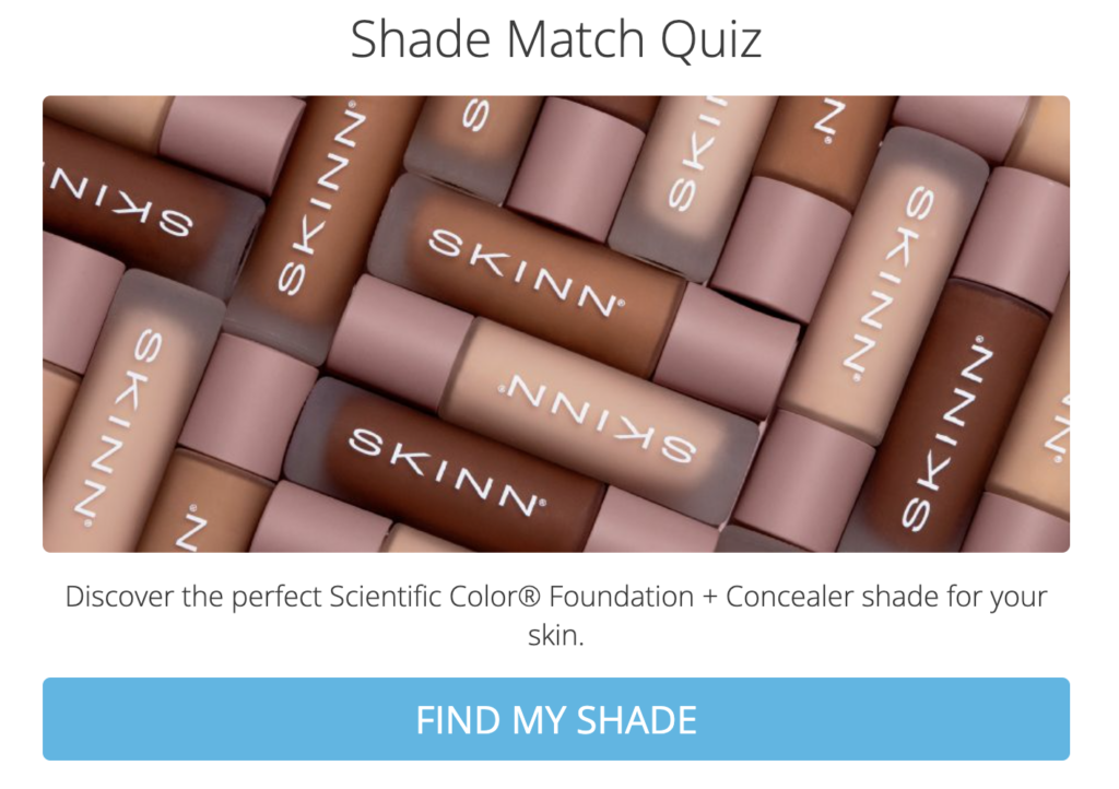 shade match quiz skinn