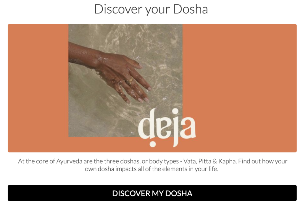 whats your dosha quiz