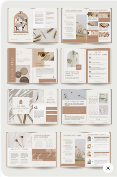 Canva ebook template pin