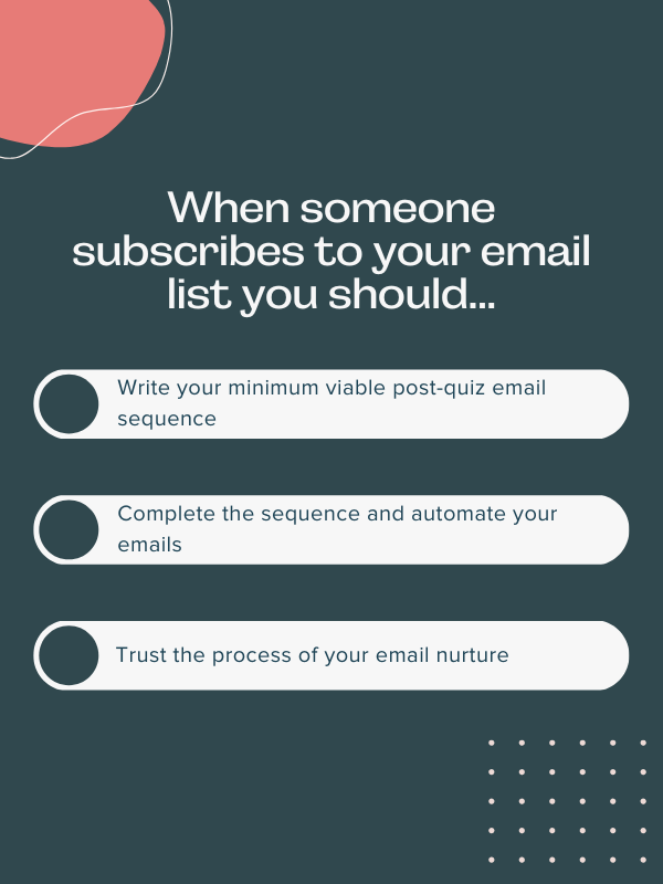 BLOG 3 things once someone subscribes to email list 2