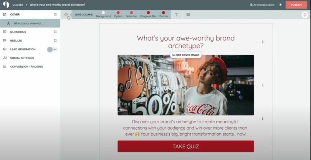 customize your interact quiz