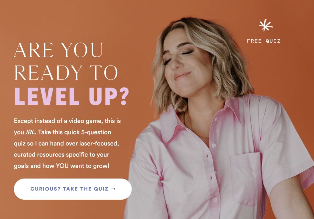 Jenna Kutcher Level Up Quiz