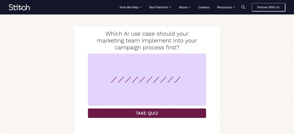 Stitch AI Decision Making Quiz
