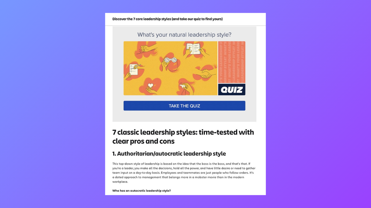 B2B Quiz Examples for Customer Engagement | Interact Blog