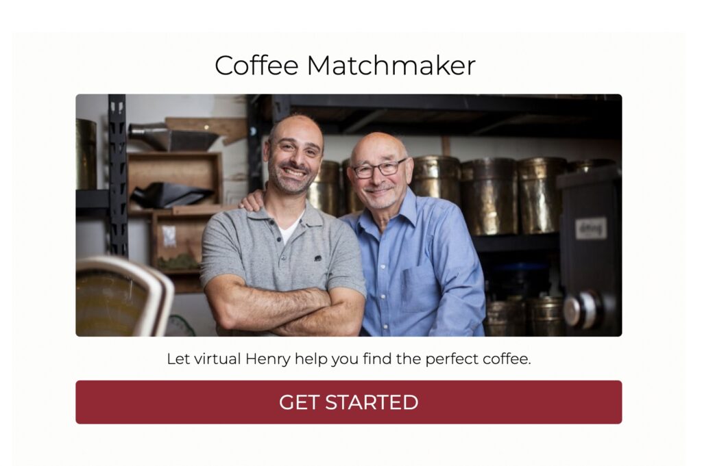 Coffee matchmaker quiz henry's house of coffee