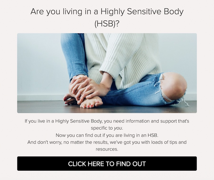 Michelle Shapiro Highly Sensitive Body Quiz