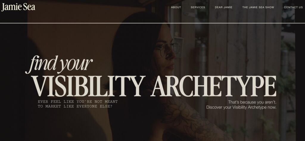 Jamie Sea Visibility Archetype Quiz