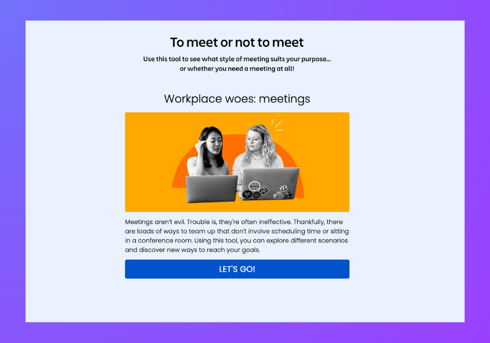 Atlassian Quiz Embed Page