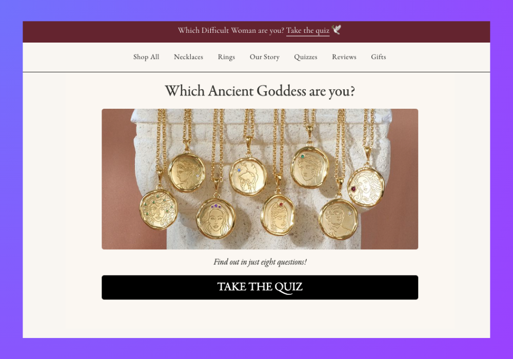 Common Era Jewelry Quiz Embed Page
