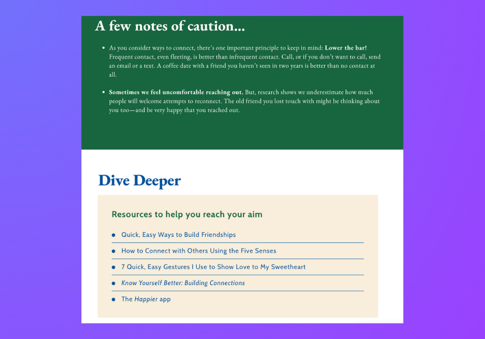 Gretchen Rubin Quiz Result Resources Section