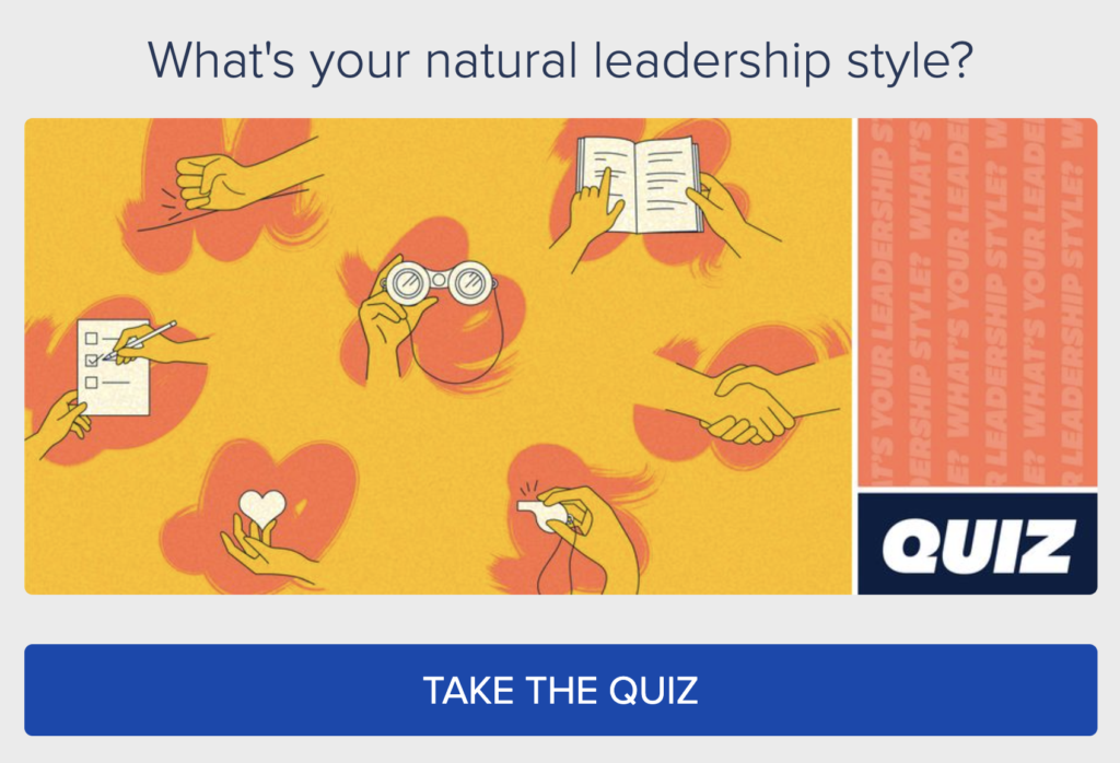 Atlassian Leadership Style Quiz Cover Page