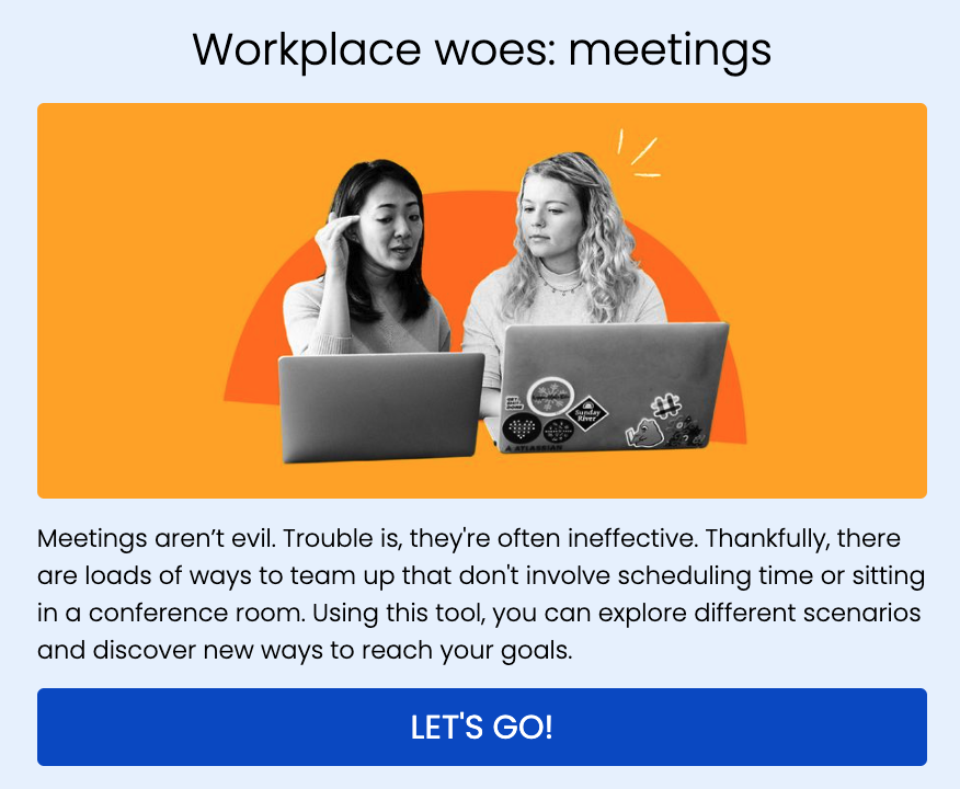 Atlassian Meeting Woes Quiz Cover Page