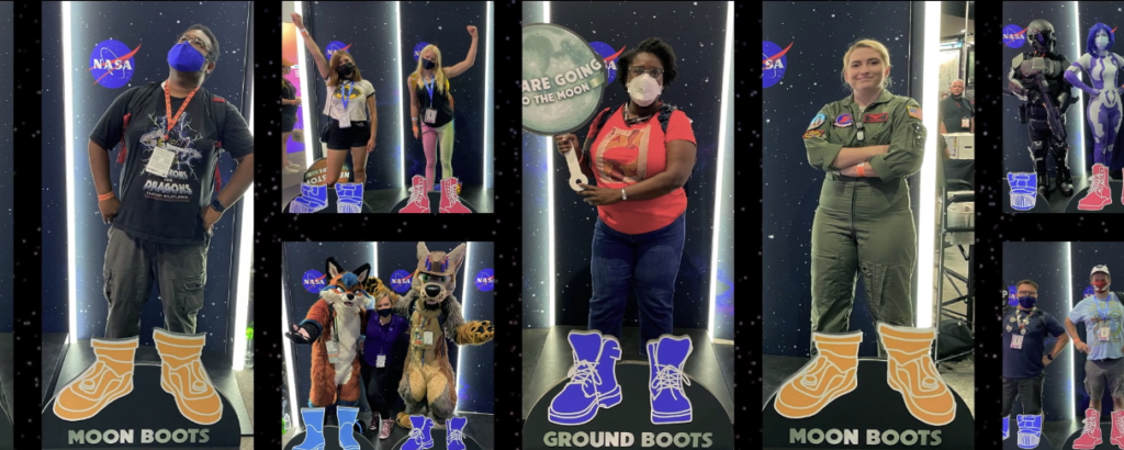 Moon Boots from NASA at Comic-Con