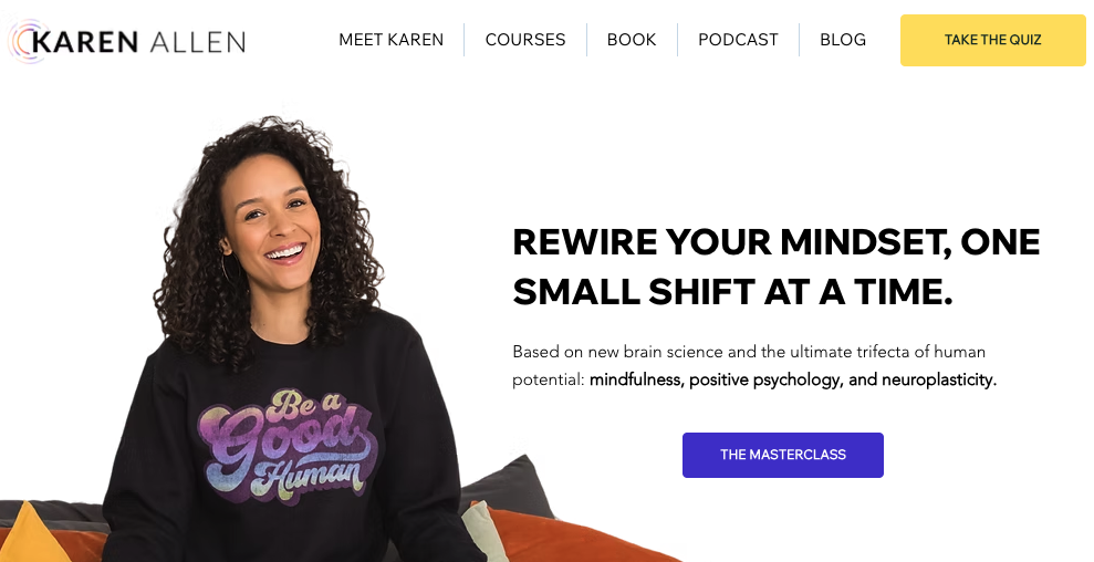Karen Allen Quiz Cover Photo on Website