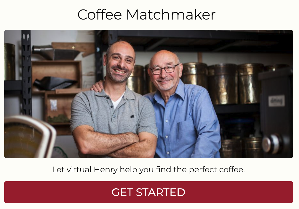Henry's House of Coffee Coffee Matchmaker Quiz in 2025