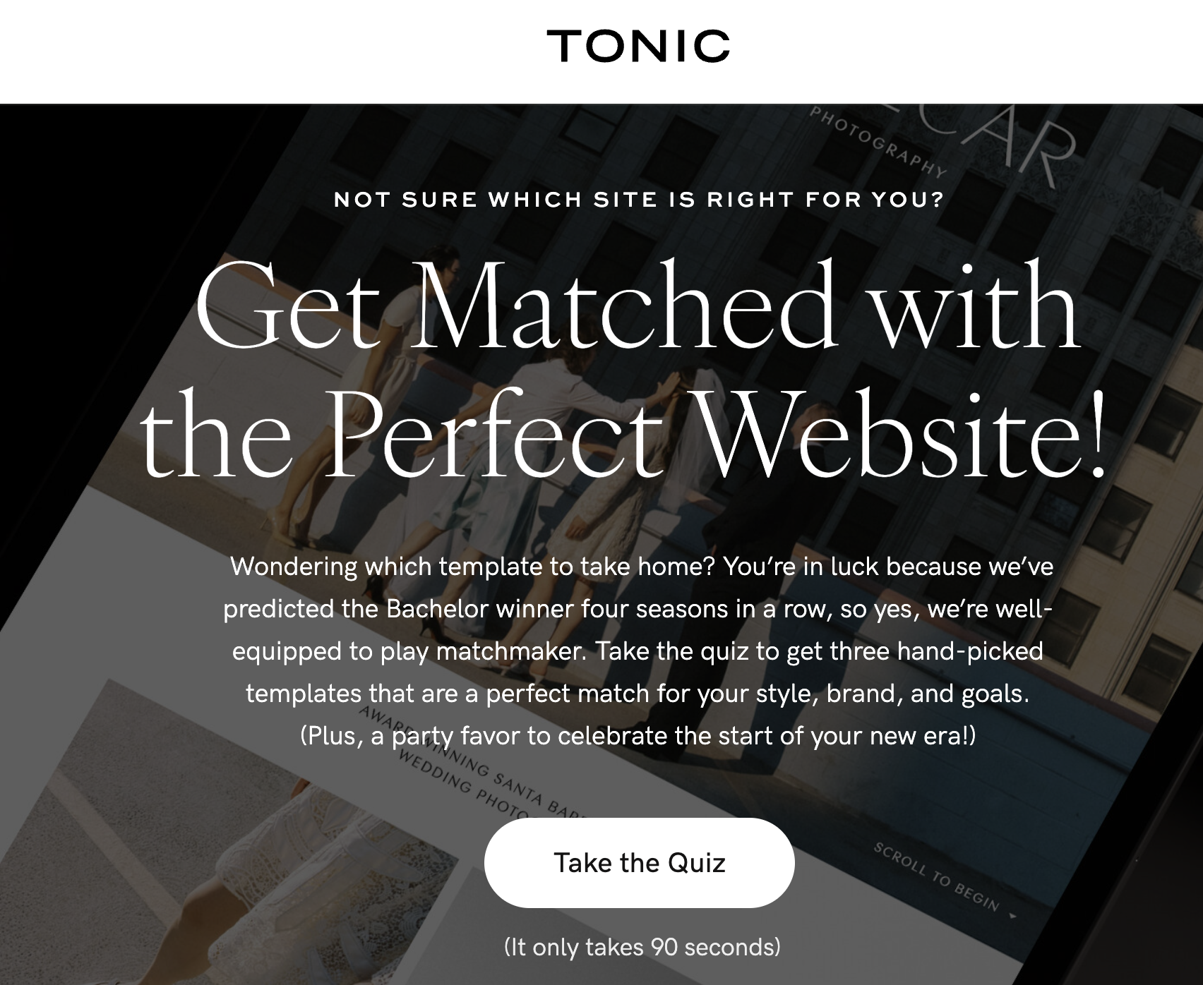 Tonic Site Shop Template Match Quiz Cover
