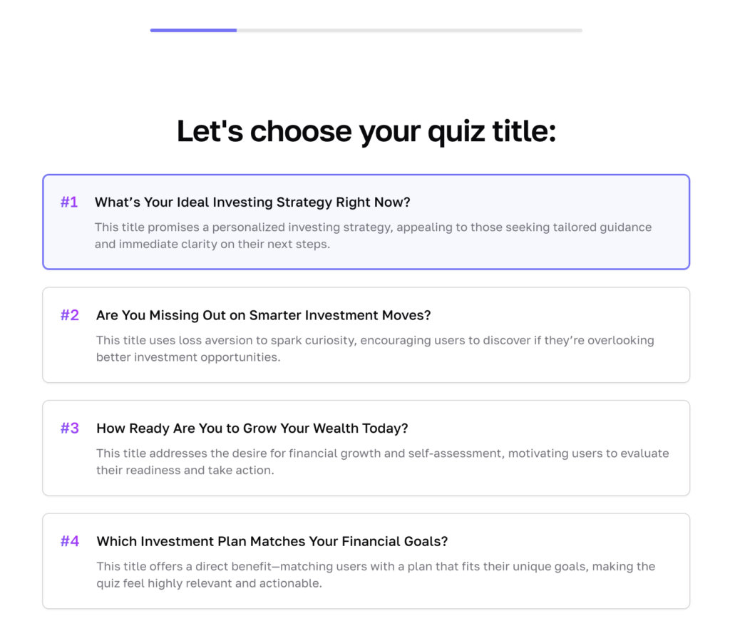 Interact AI Form Builder Suggested Title
