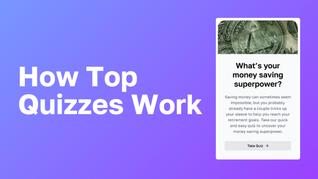 How top quizzes work, cover