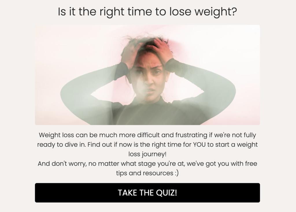 Michelle shapiro is it the right time to lose weight quiz