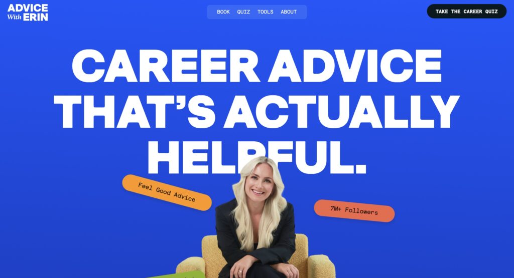 prominent website cta for quiz