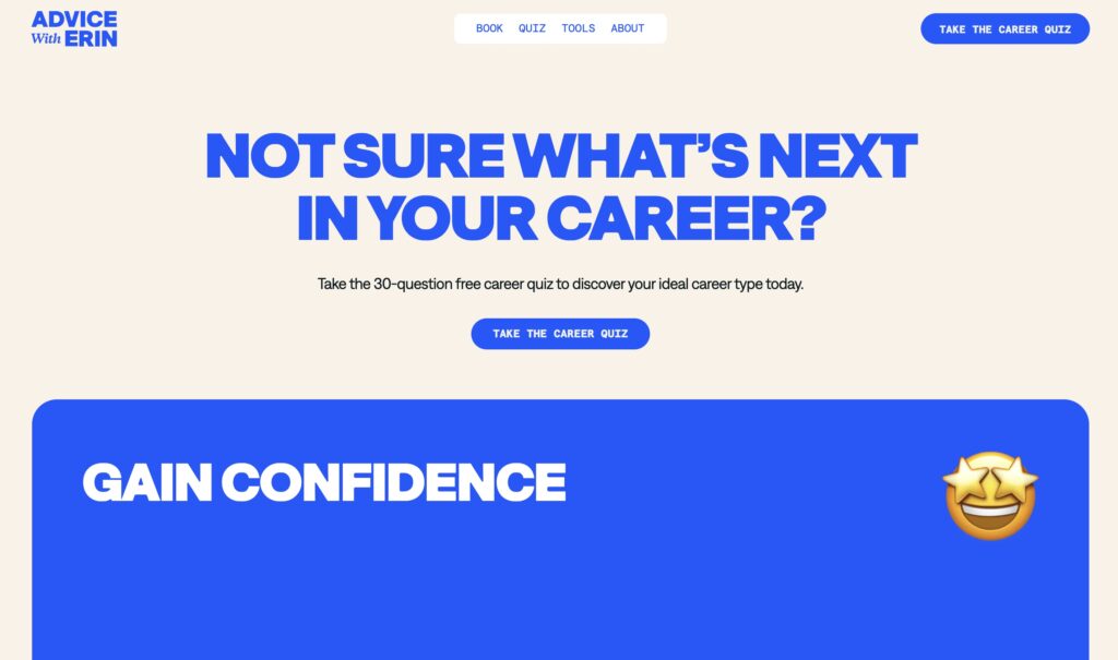 Career Type Quiz Advice With Erin