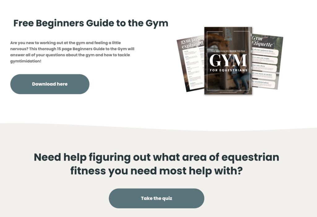Fitness Recommendation Quiz