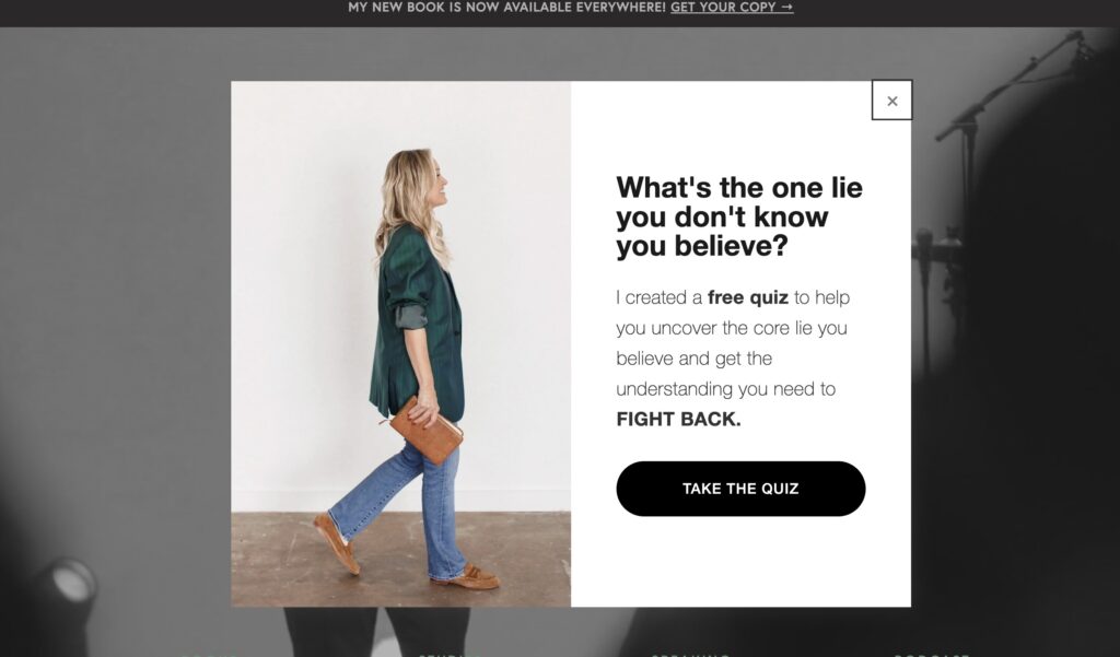 Jennie Allen Quiz What's the one lie you don't know you believe