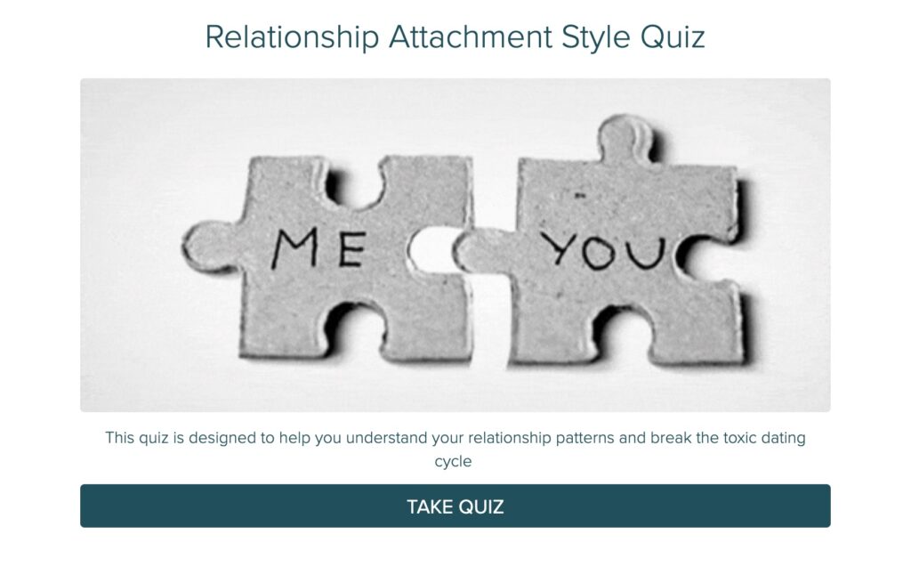 Dr. Morgan Attachment Style Quiz