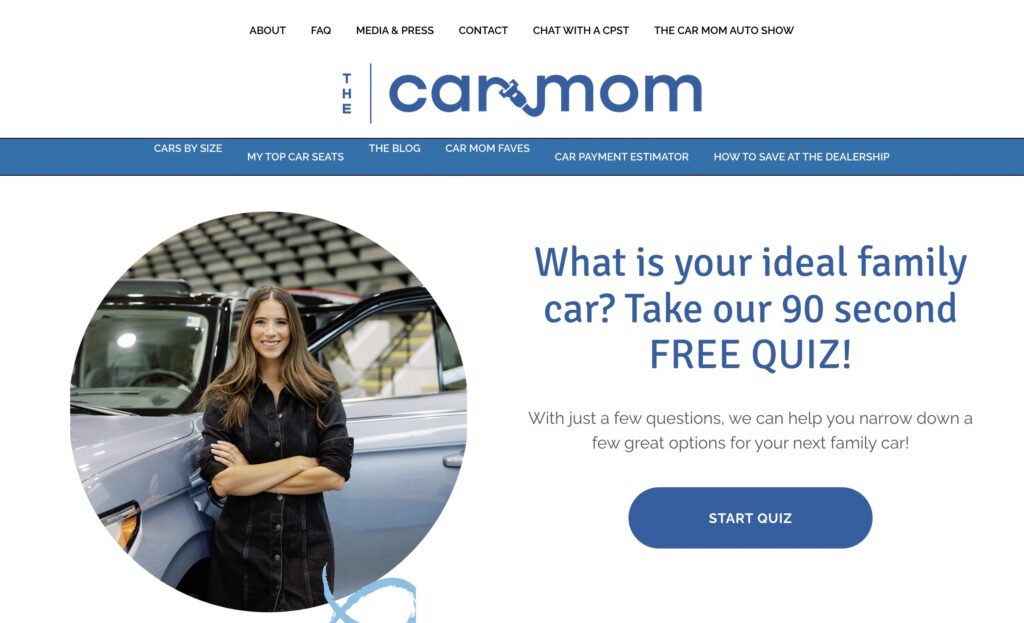The Car Mom Ideal Family Car Quiz