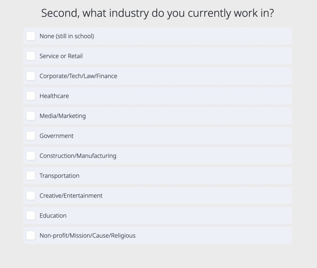 Advice with erin industry question