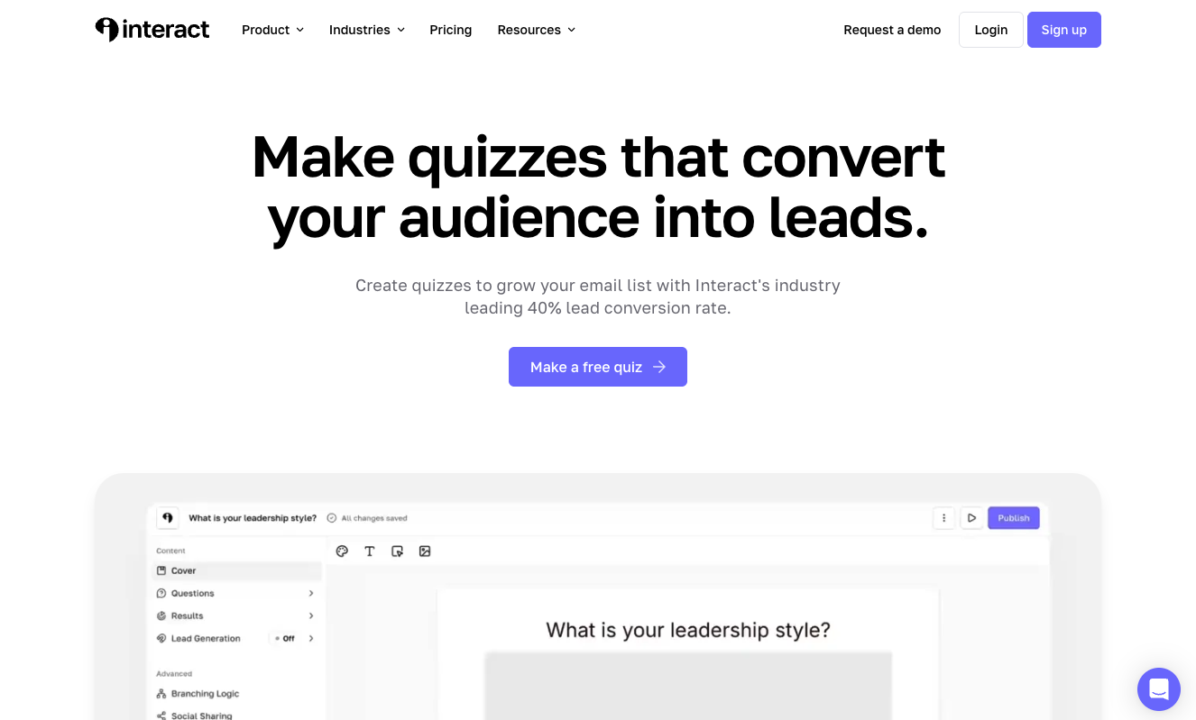 Best Free Quiz Makers Compared 2026 | Interact Blog