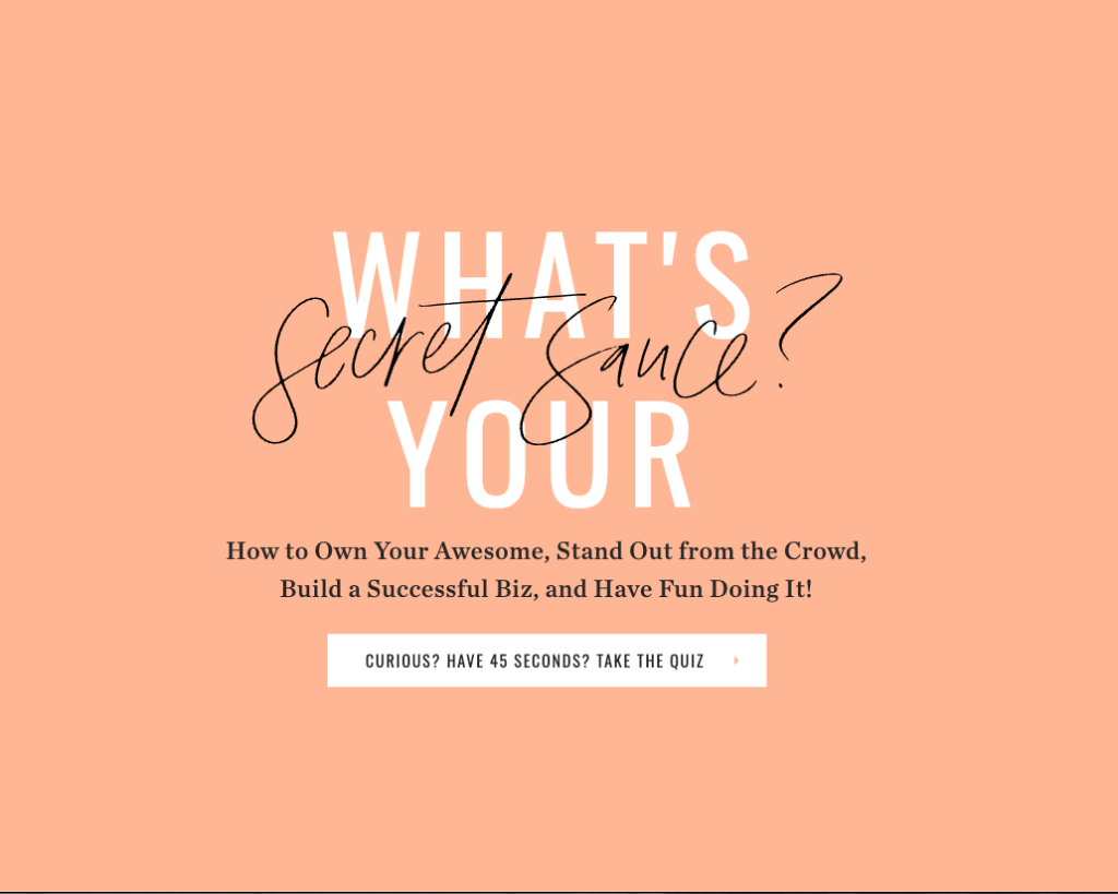 Jenna Kutcher's Secreat Sauce Quiz