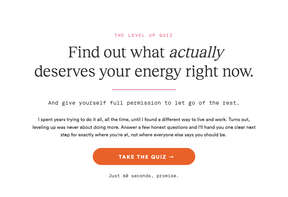 Jenna Kutcher's Quiz