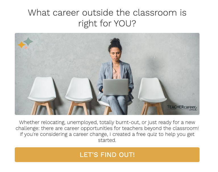 Teacher Career Coach
