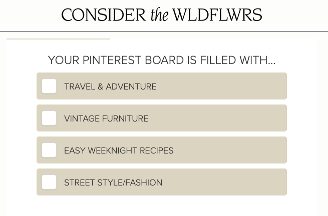 Consider the Wldflwrs’ engagement-ring quiz question.