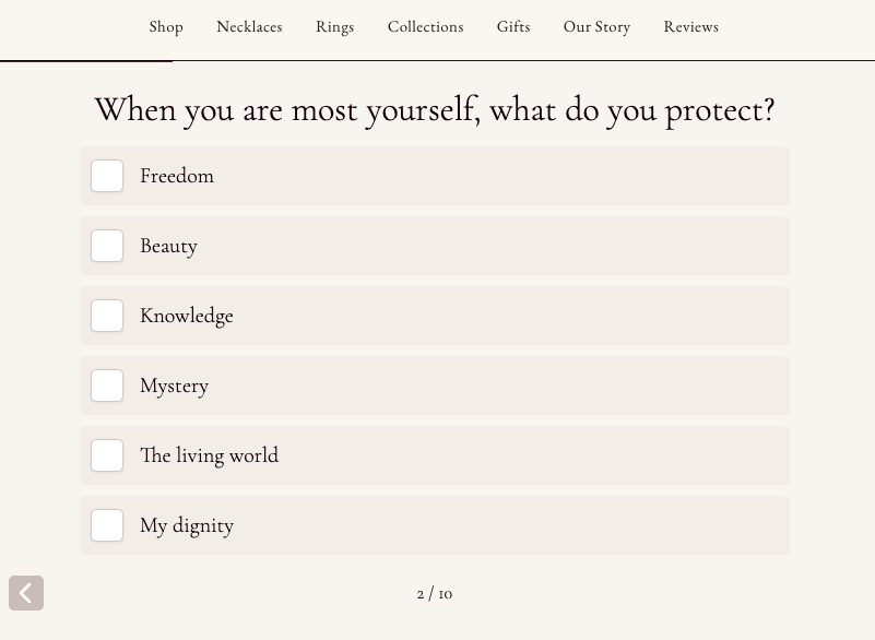 Common Era's Goddess Quiz question