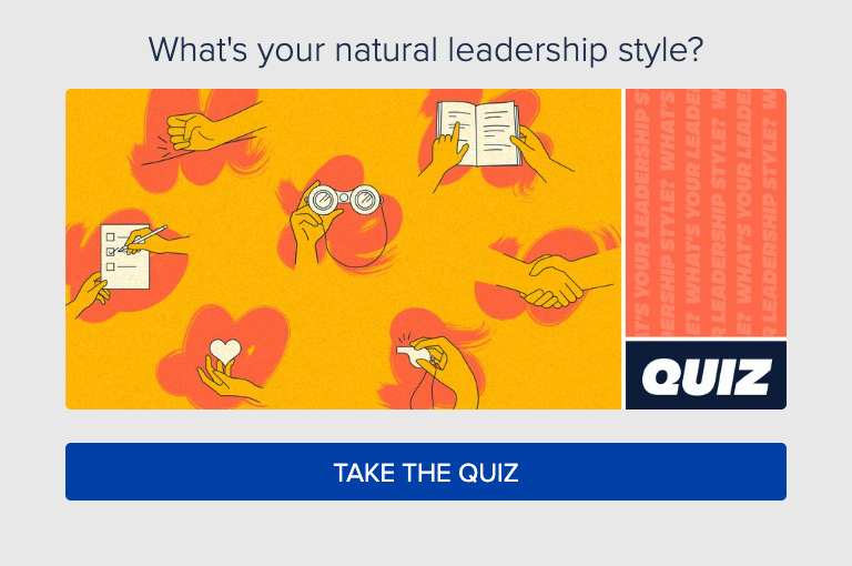 Atlassian’s leadership style quiz.