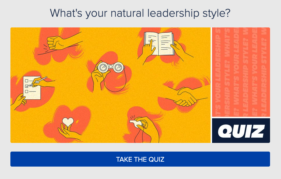 Atlassian’s What's your natural leadership style quiz